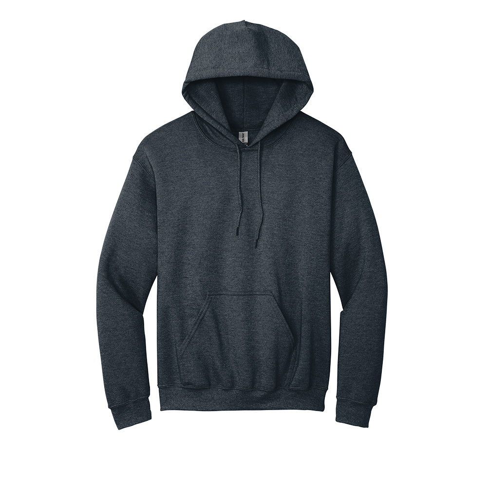 Gildan® - Heavy Blend™ Hooded Sweatshirt (Color: Black, Grey, Brown, White) 18500 (Embroidery)