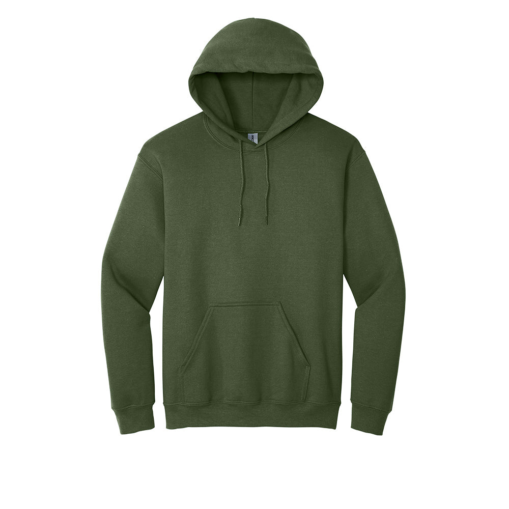 Gildan® - Heavy Blend™ Hooded Sweatshirt (Color: Green, Yellow, Orange, Purple) 18500 (Ink)