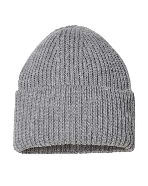Sustainable Chunky Rib Cuffed Beanie