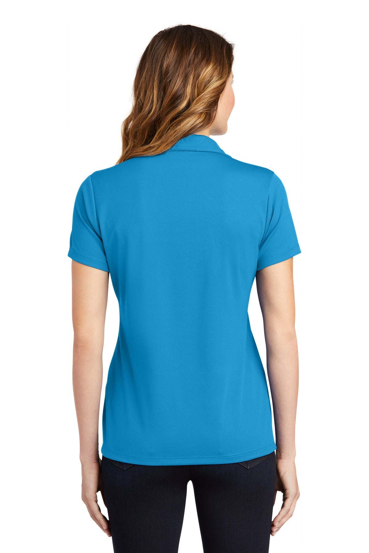Sport-Tek Ladies PosiCharge RacerMesh Polo. (Dark Colors) LST640 (Ink)