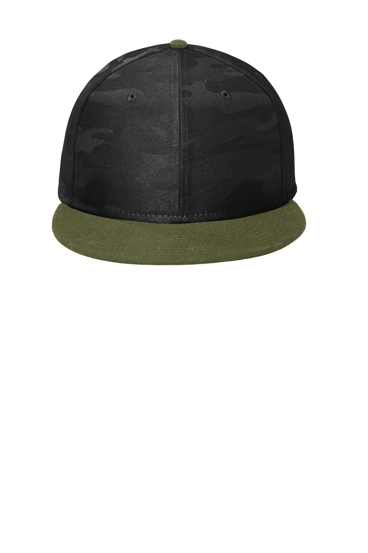 NMCB Beep Logo - New Era Camo Flat Bill Snapback Cap NE407