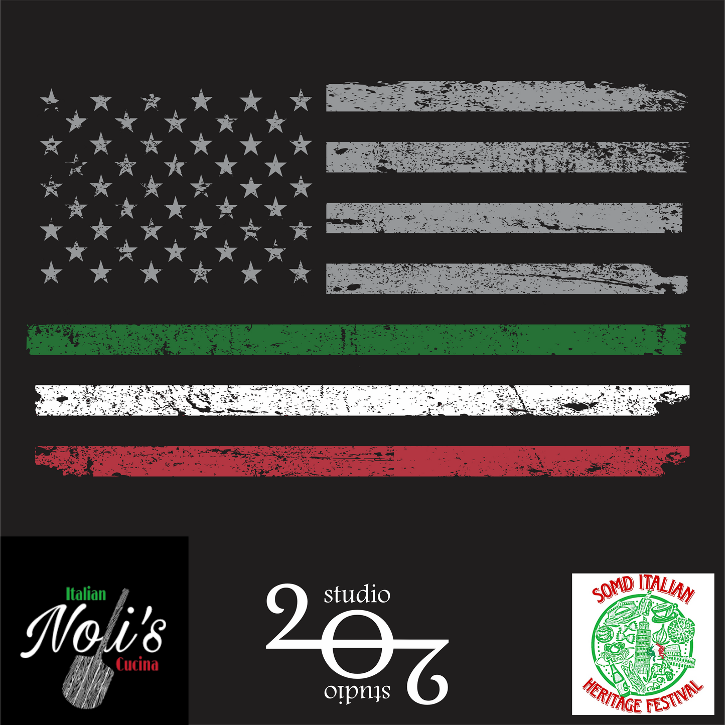 American Italian Flag