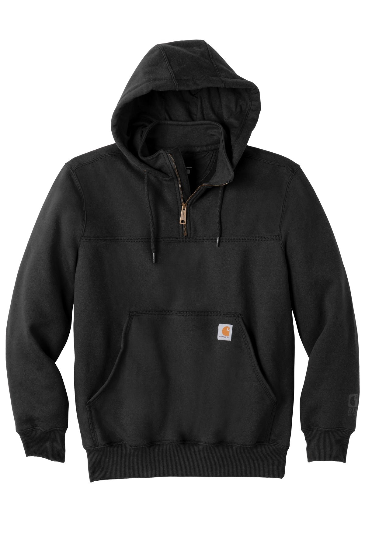Carhartt Rain Defender Paxton Heavyweight Hooded Zip Mock Sweatshirt. CT100617 (Ink)