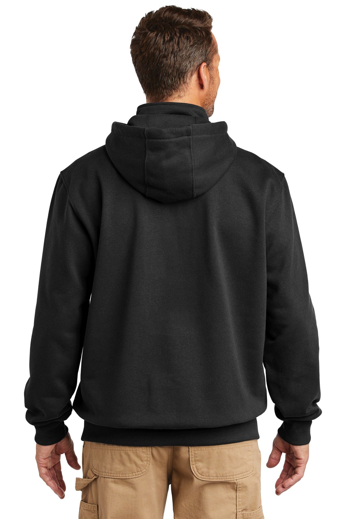 Carhartt Rain Defender Paxton Heavyweight Hooded Zip Mock Sweatshirt. CT100617 (Ink)