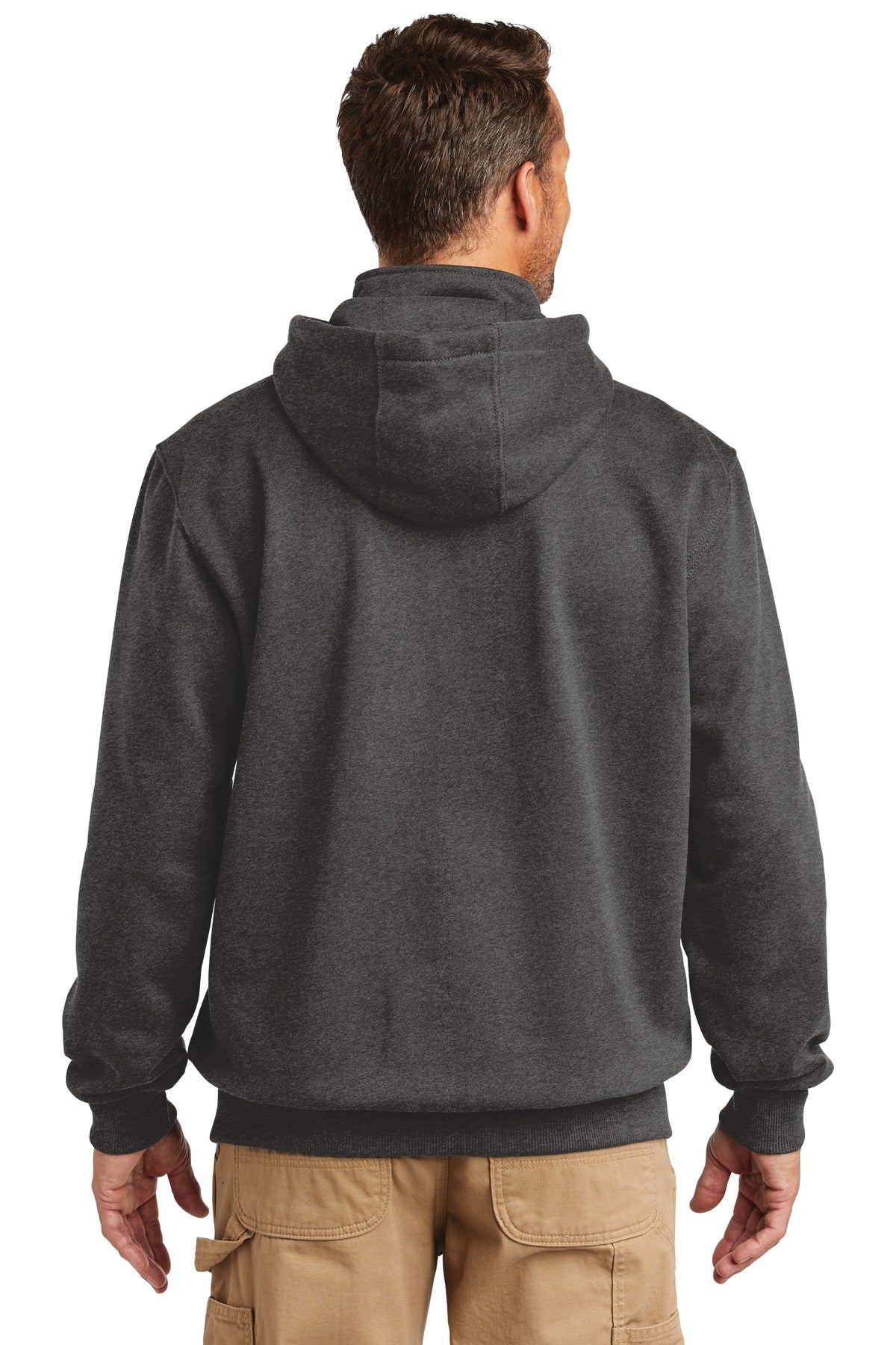 Carhartt Rain Defender Paxton Heavyweight Hooded Zip Mock Sweatshirt. CT100617 (Ink)