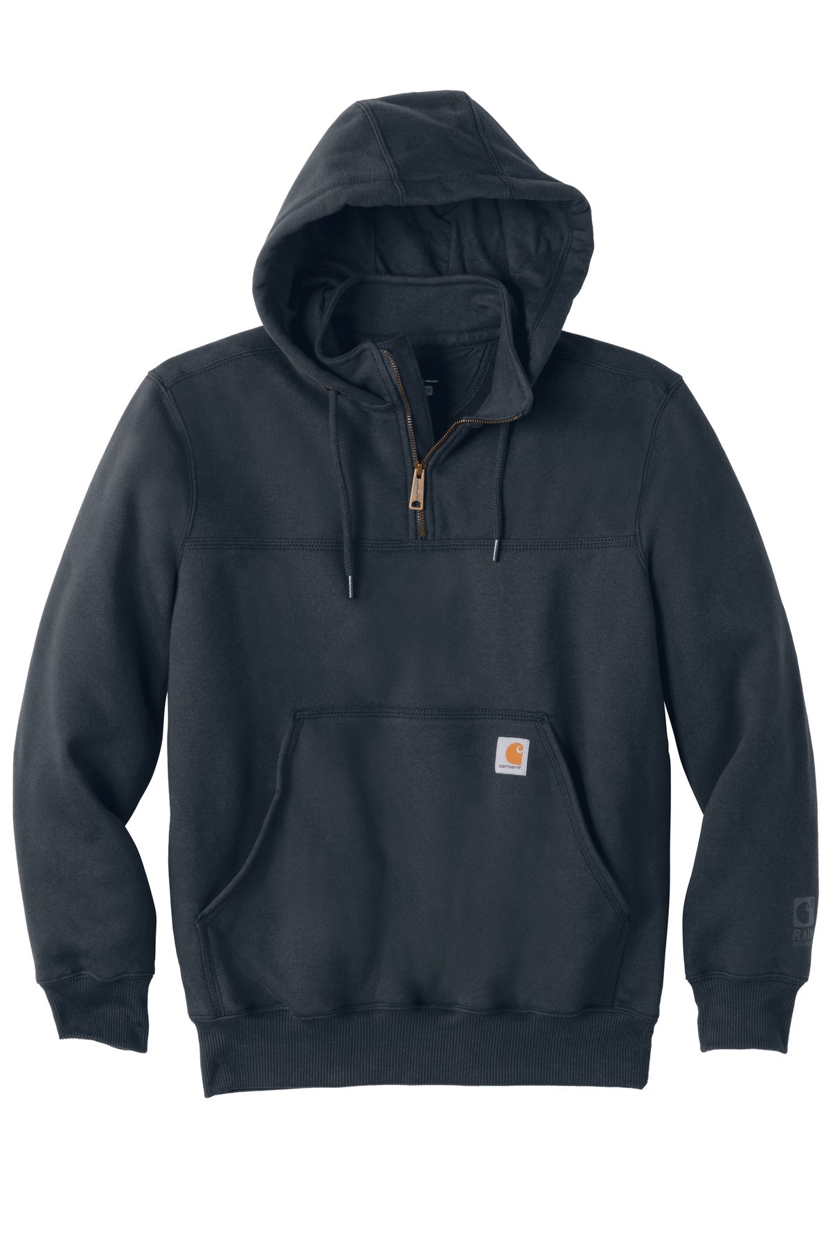 Carhartt Rain Defender Paxton Heavyweight Hooded Zip Mock Sweatshirt. CT100617 (Ink)