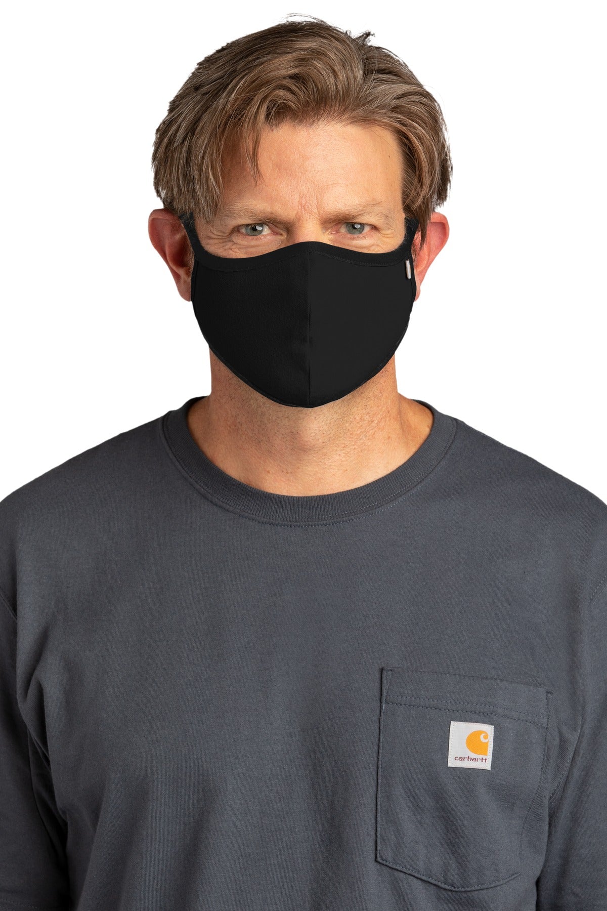 Carhartt Cotton Ear Loop Face Mask (3 pack) CT105160 (Ink)