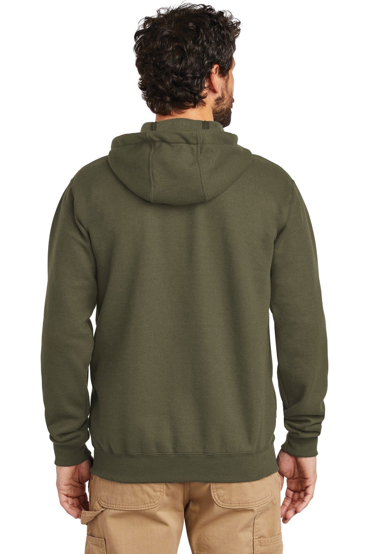 Carhartt Midweight Hooded Zip-Front Sweatshirt. CTK122 (Embroidery)
