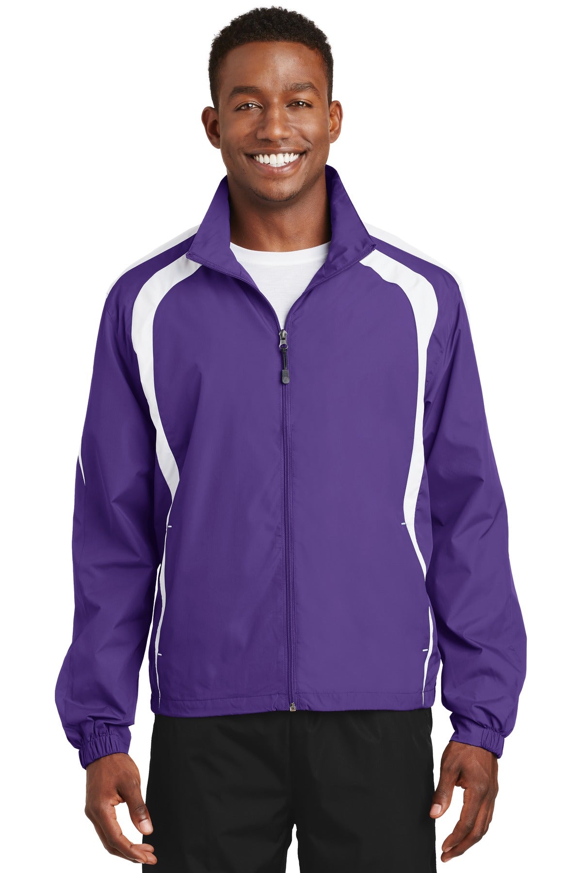 Sport-Tek Colorblock Raglan Jacket. JST60