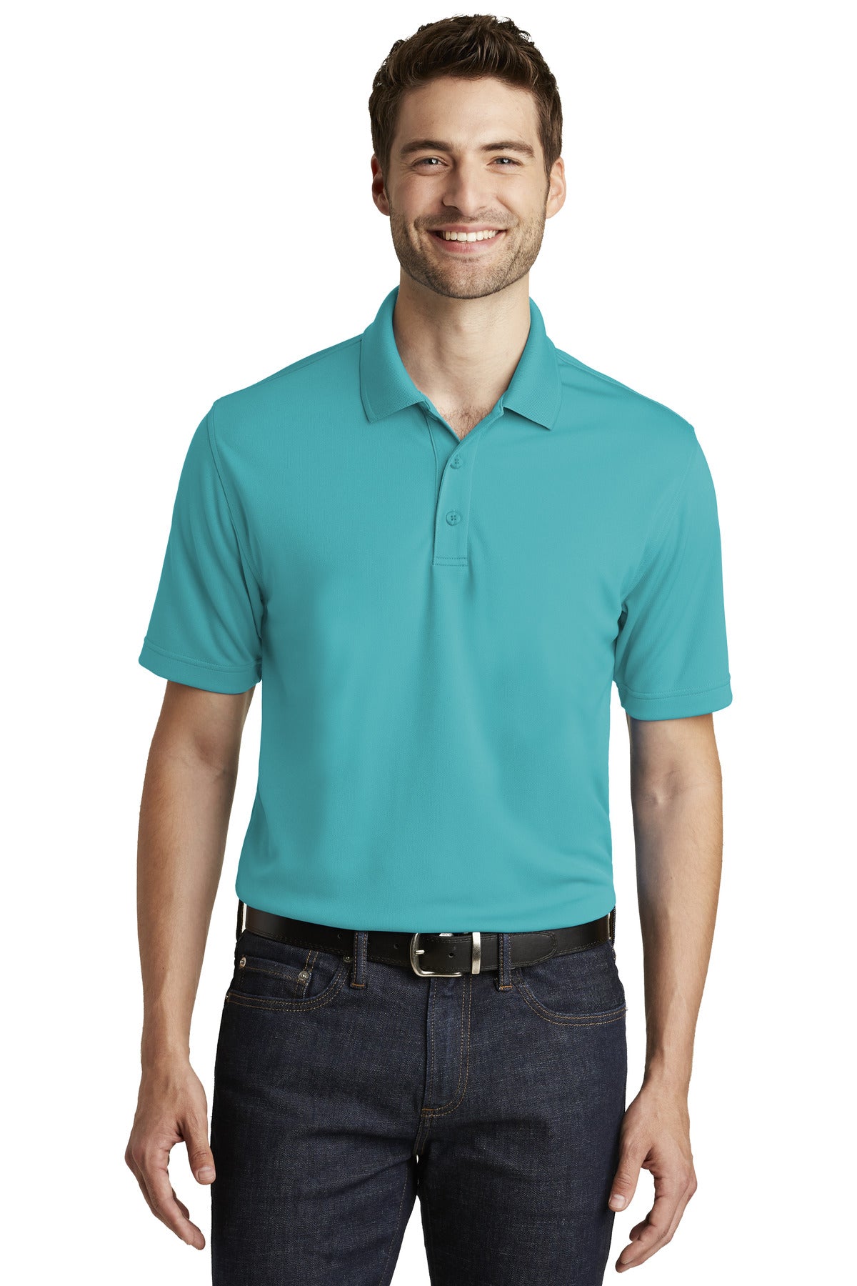 Port Authority Dry Zone UV Micro-Mesh Polo. (Light Colors) K110 (Ink)