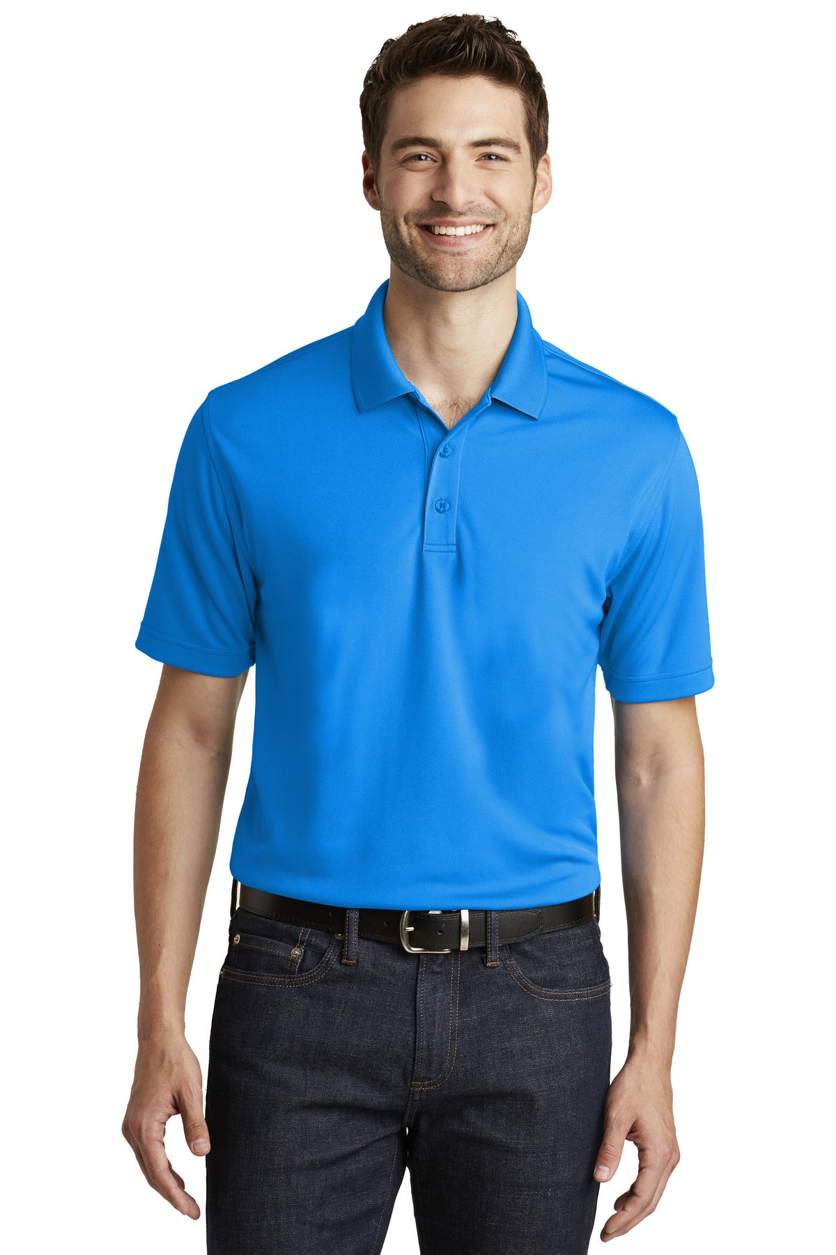 Port Authority Dry Zone UV Micro-Mesh Polo. (Light Colors) K110 (Ink)
