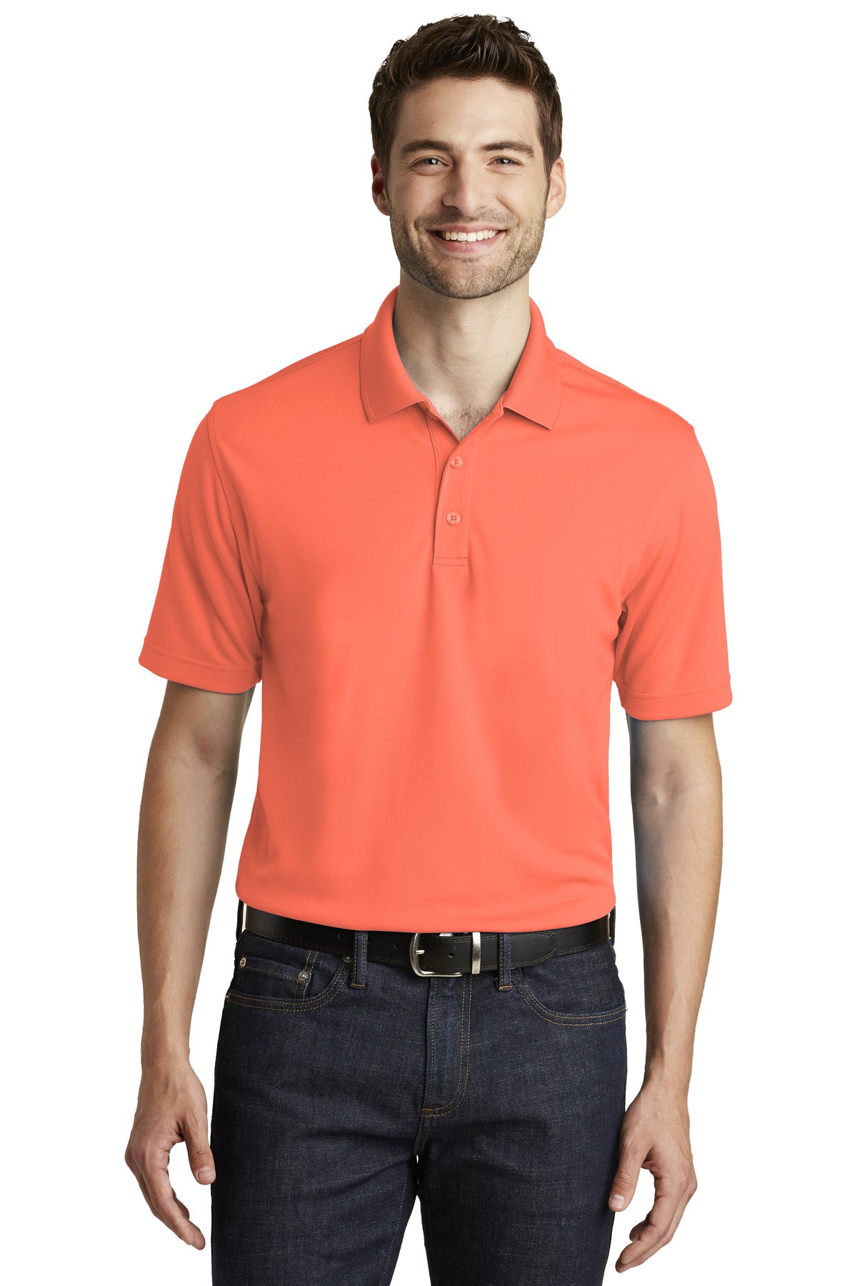 Port Authority Dry Zone UV Micro-Mesh Polo. (Light Colors) K110 (Ink)