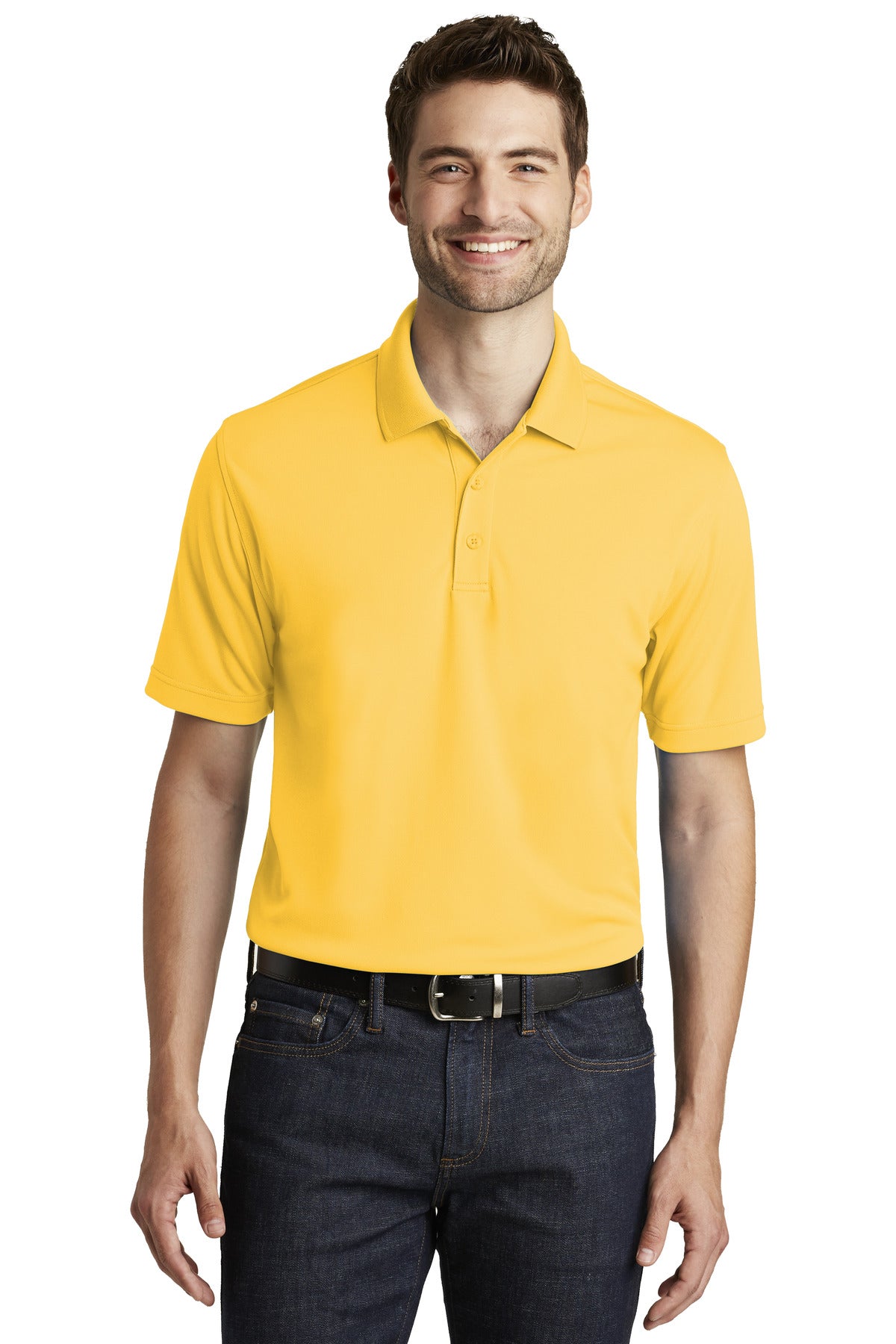 Port Authority Dry Zone UV Micro-Mesh Polo. (Light Colors) K110 (Ink)