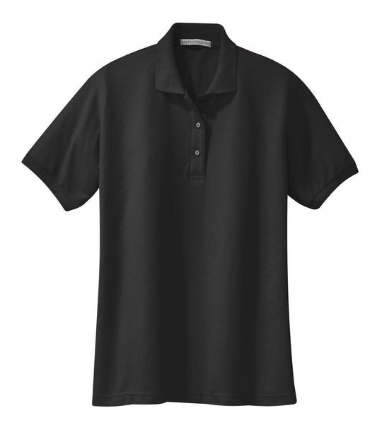 Port Authority® Ladies Silk Touch™ Polo (Colors: Black, White, Grey, Red) L500