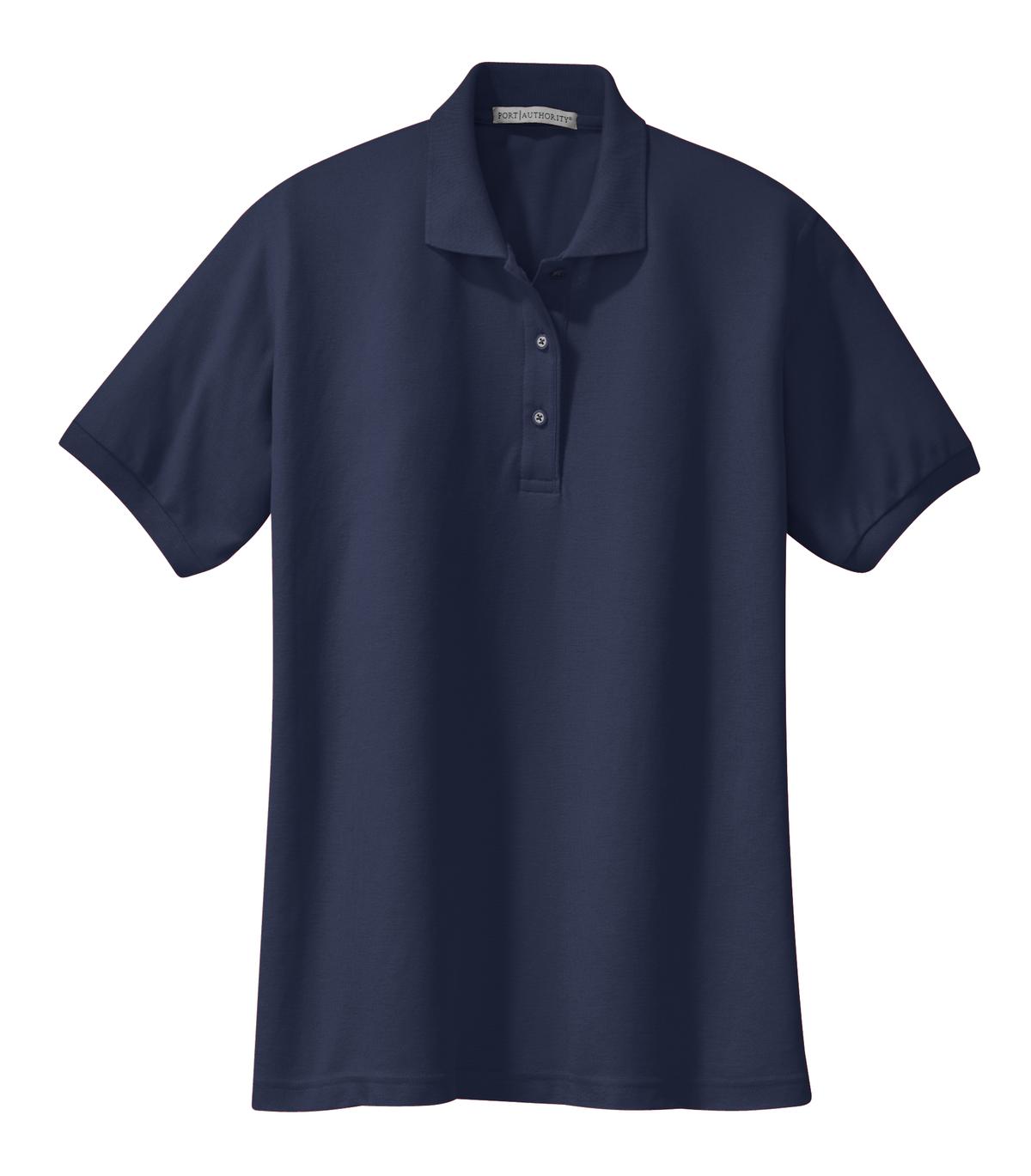 Port Authority® Ladies Silk Touch™ Polo (Colors: Blue, Purple) L500