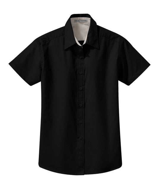 Port Authority® Ladies Short Sleeve Easy Care Shirt (Dark Colors) L508