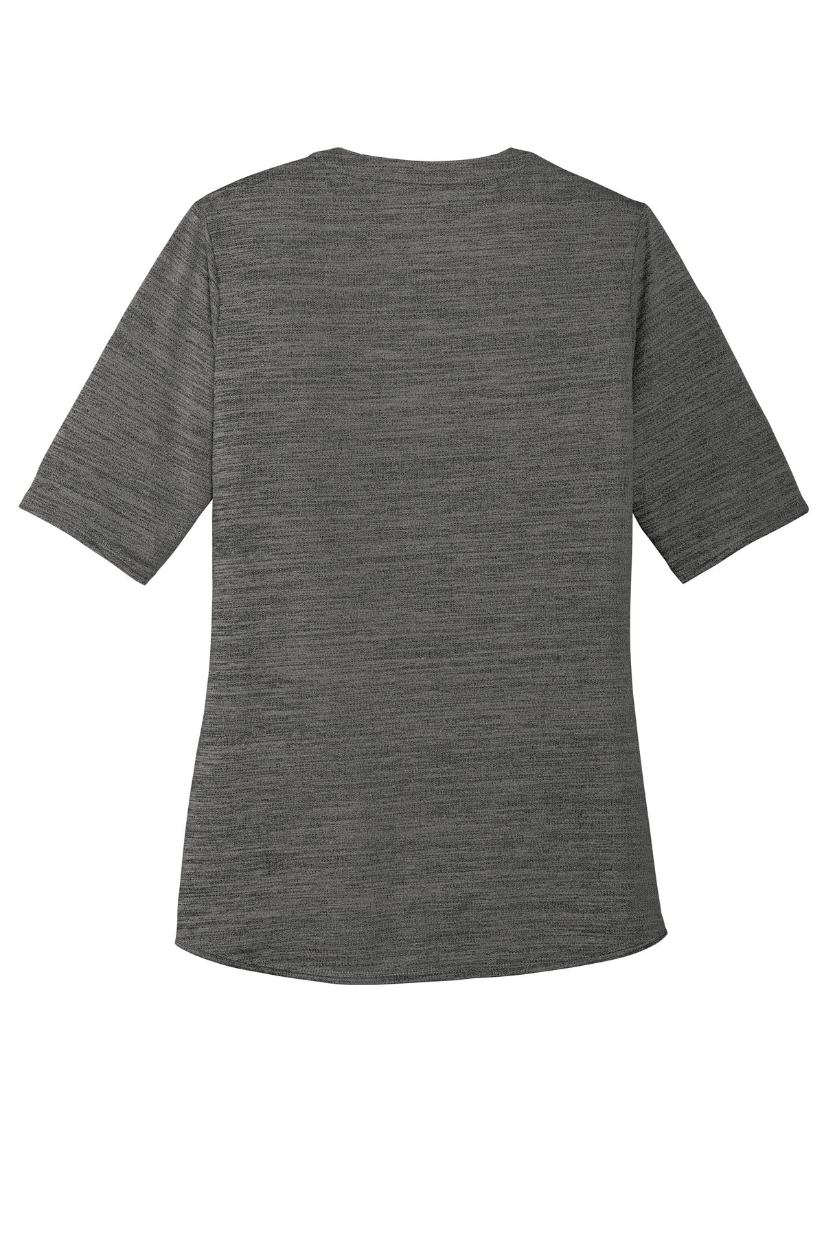 Port Authority Ladies Stretch Heather Open Neck Top LK583 (Embroidery)