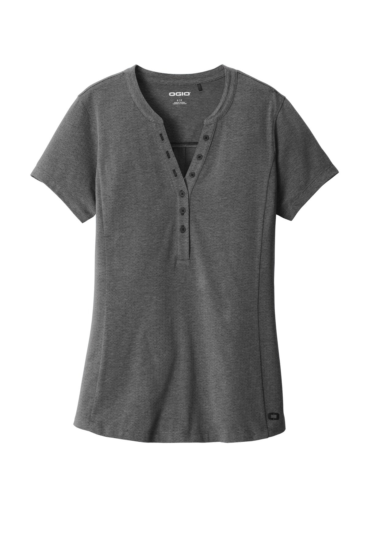 OGIO Ladies Tread Henley. LOG136 (Embroidery)