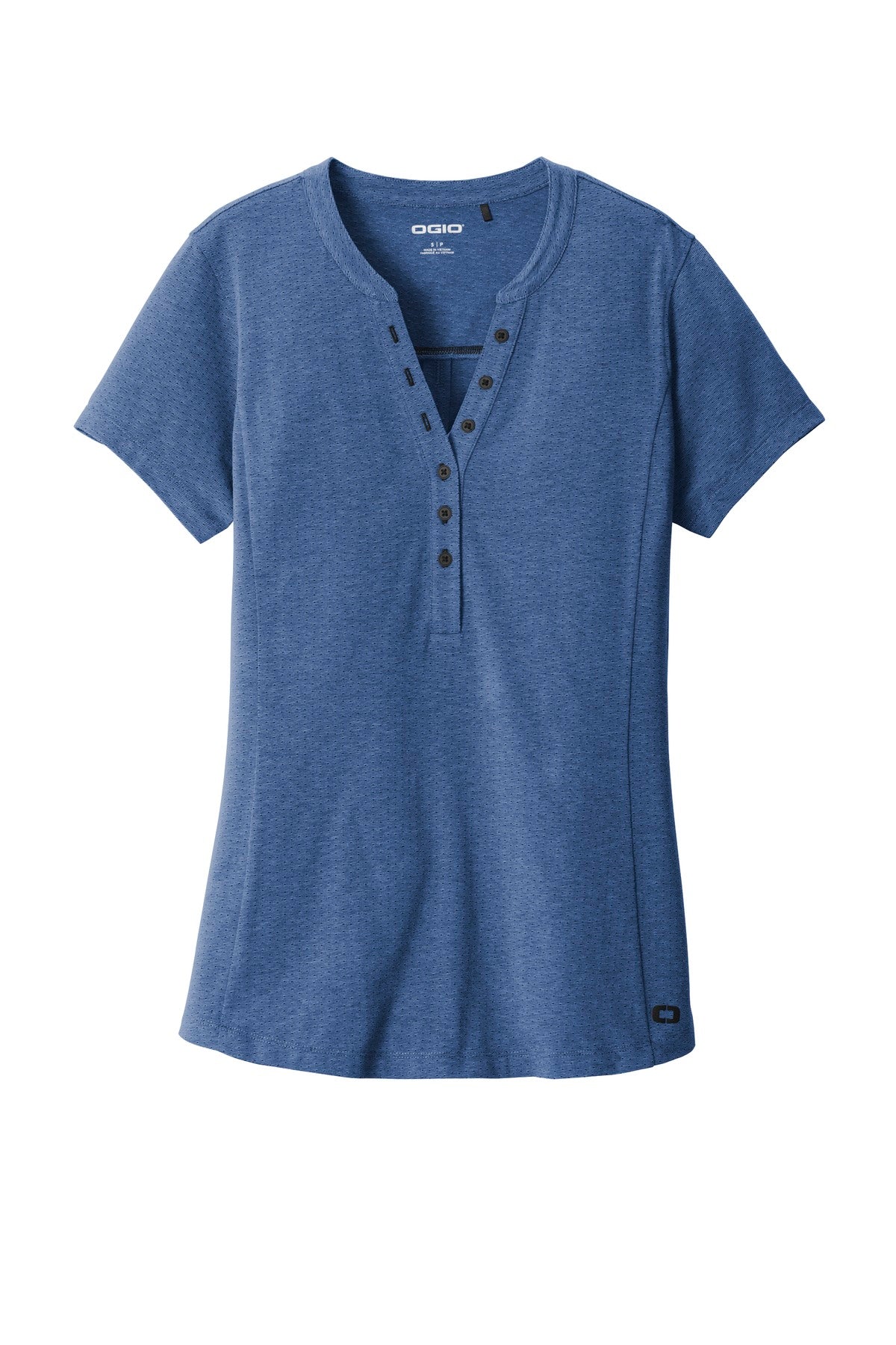 OGIO Ladies Tread Henley. LOG136 (Embroidery)