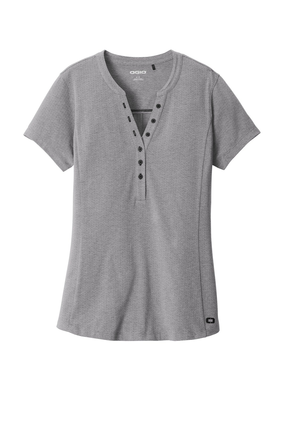 OGIO Ladies Tread Henley. LOG136 (Embroidery)