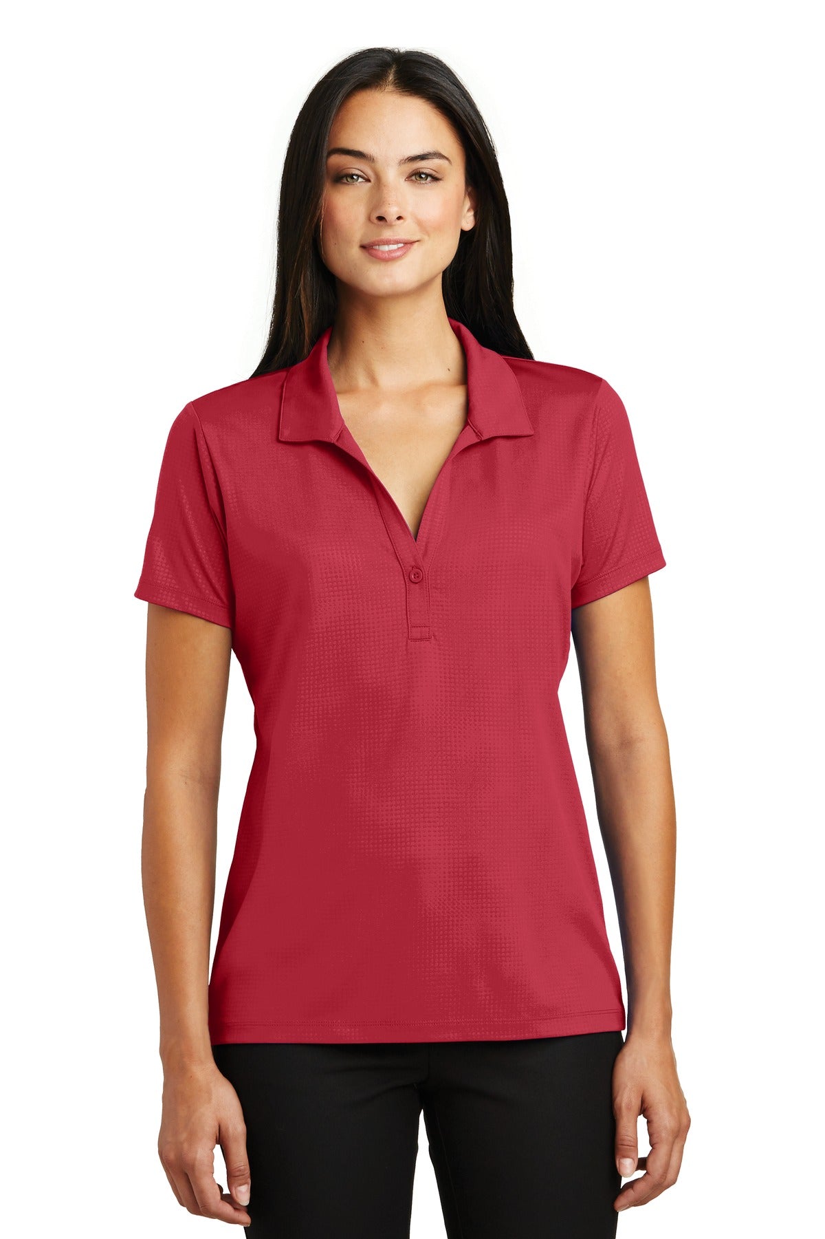 Sport-Tek Ladies Embossed PosiCharge Tough Polo. LST630 (Embroidery)