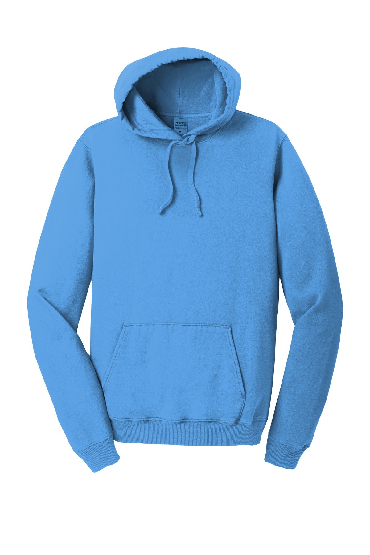 Port & Company Beach Wash Garment-Dyed Pullover Hooded Sweatshirt. PC098H (Embroidery)