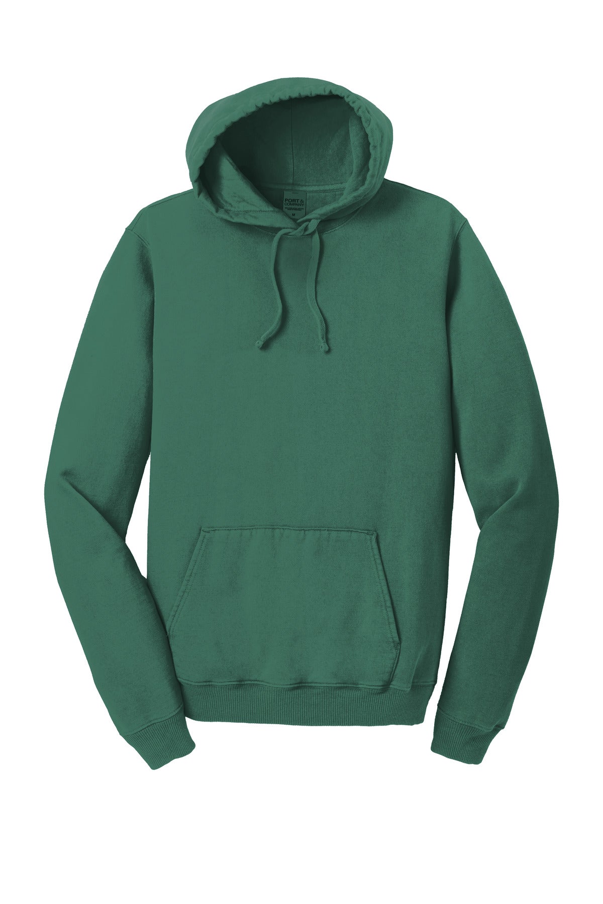 Port & Company Beach Wash Garment-Dyed Pullover Hooded Sweatshirt. PC098H (Embroidery)