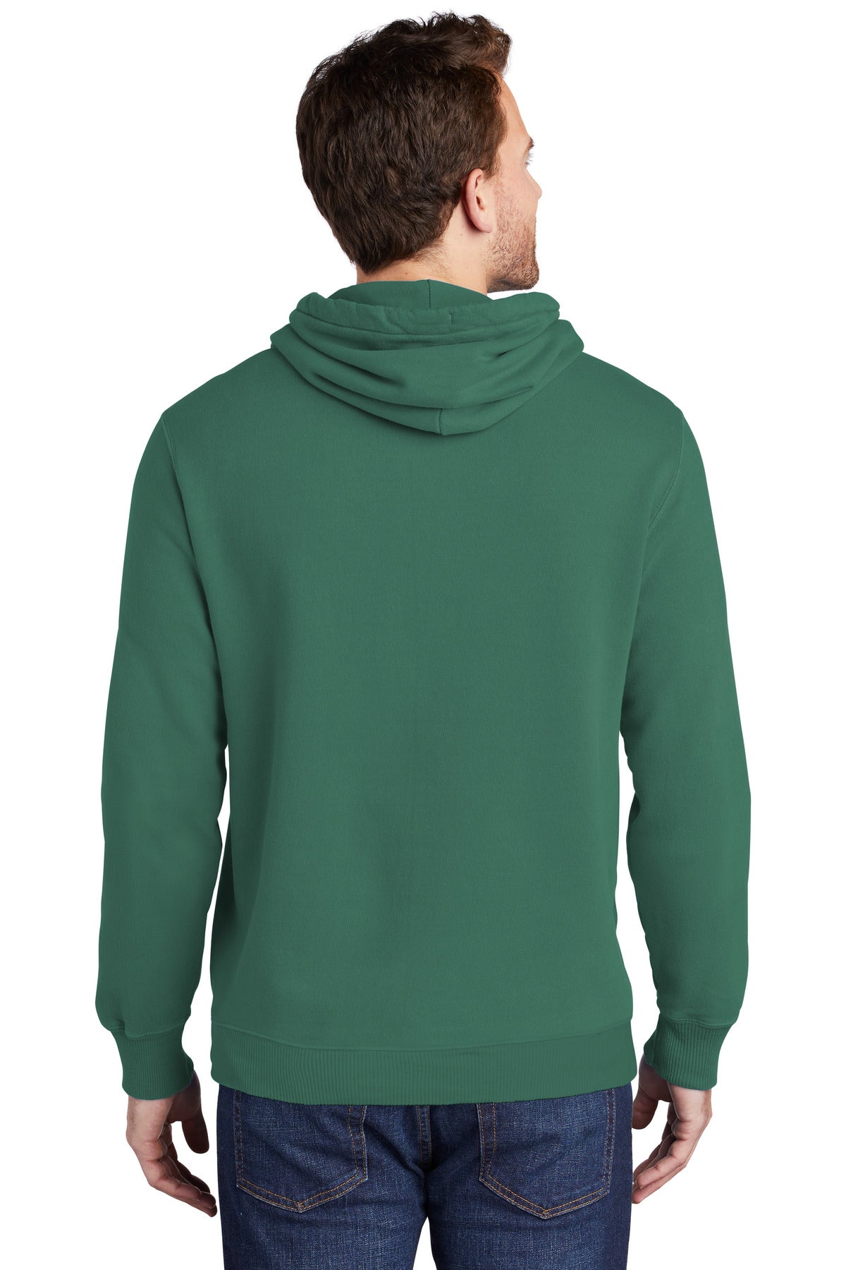 Port & Company Beach Wash Garment-Dyed Pullover Hooded Sweatshirt. PC098H (Embroidery)