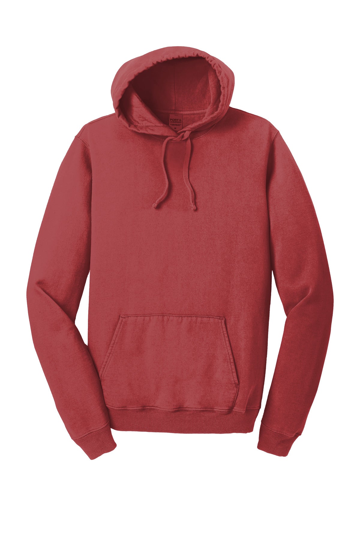 Port & Company Beach Wash Garment-Dyed Pullover Hooded Sweatshirt. PC098H (Embroidery)