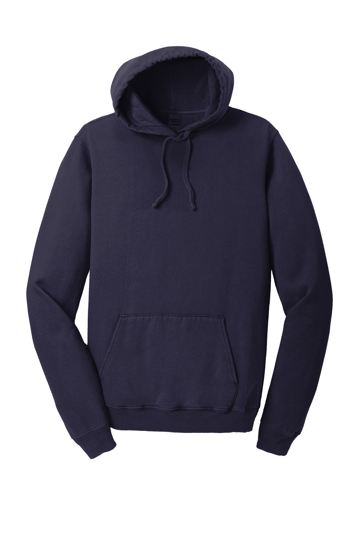 Port & Company Beach Wash Garment-Dyed Pullover Hooded Sweatshirt. PC098H (Embroidery)