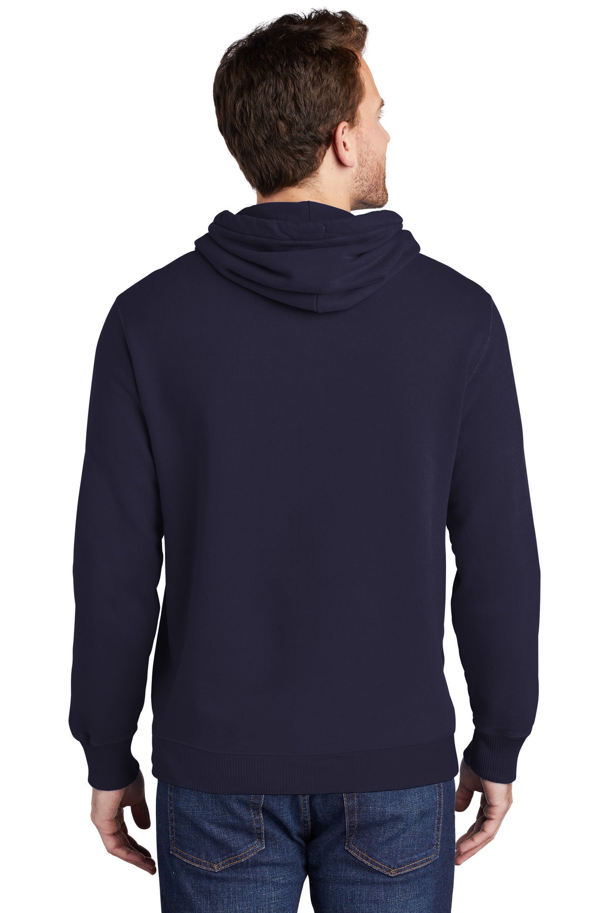 Port & Company Beach Wash Garment-Dyed Pullover Hooded Sweatshirt. PC098H (Embroidery)