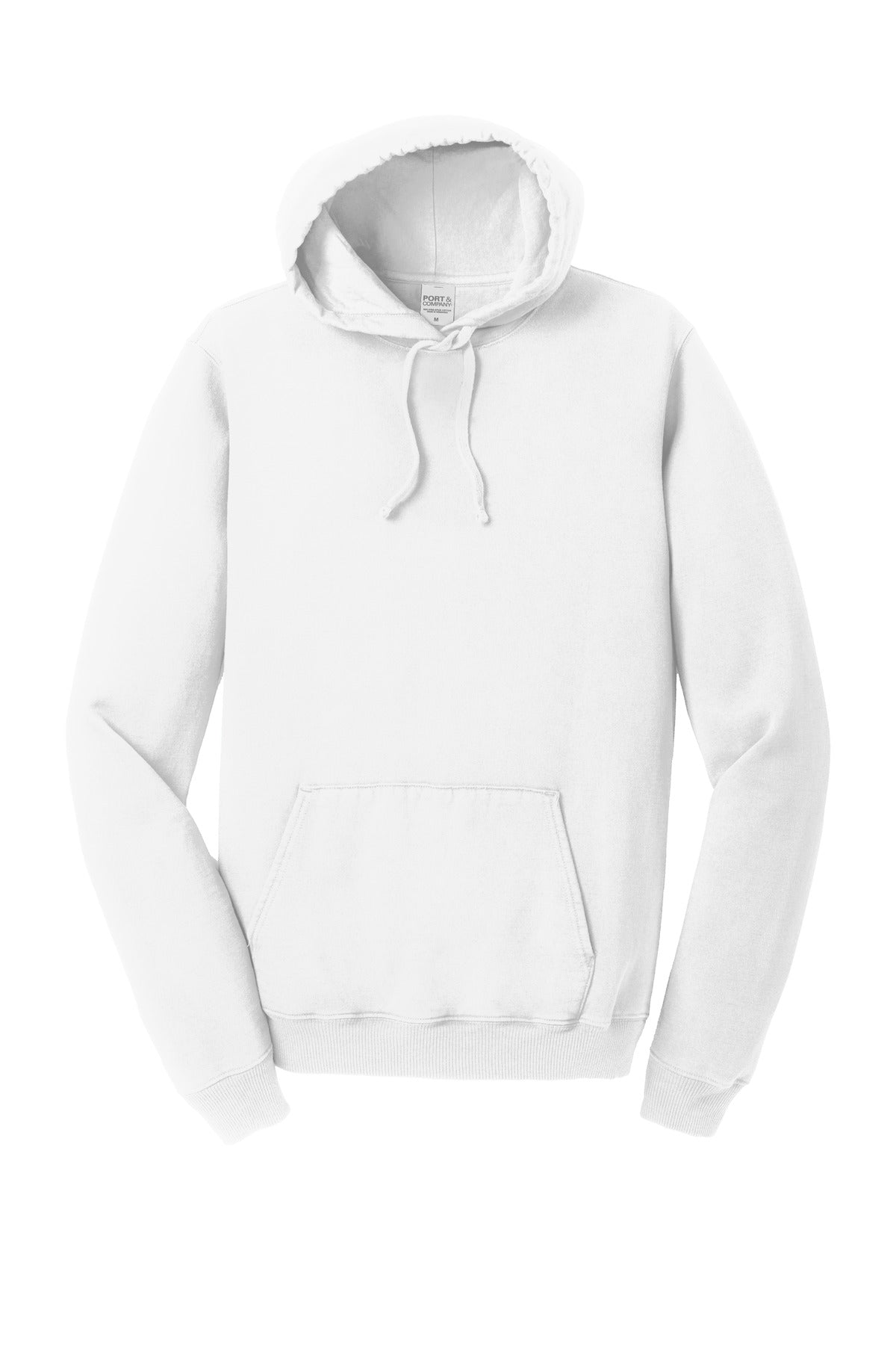 Port & Company Beach Wash Garment-Dyed Pullover Hooded Sweatshirt. PC098H (Embroidery)