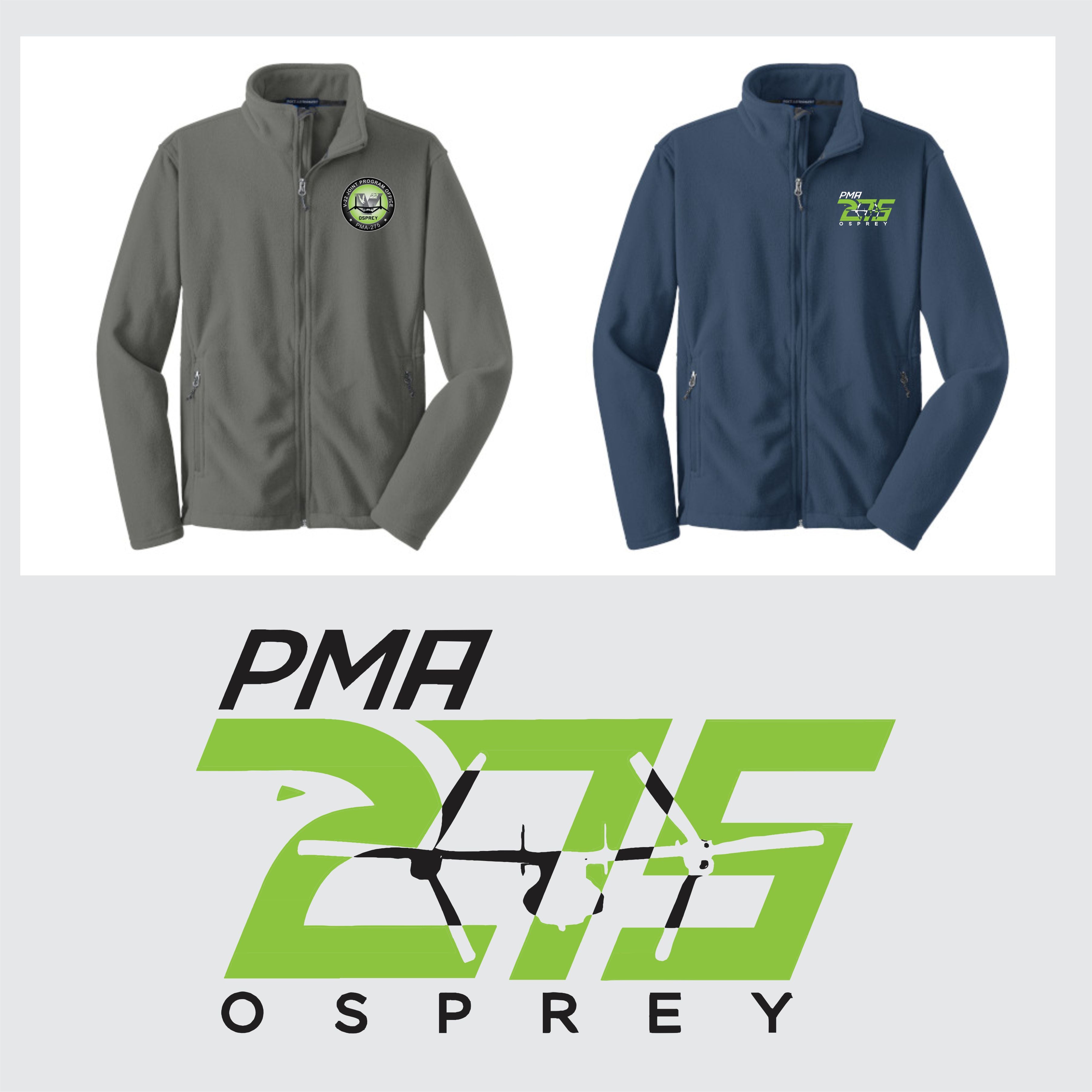 PMA 275 Full Zip Fleece Jacket (Unisex) [F217] – Studio 206