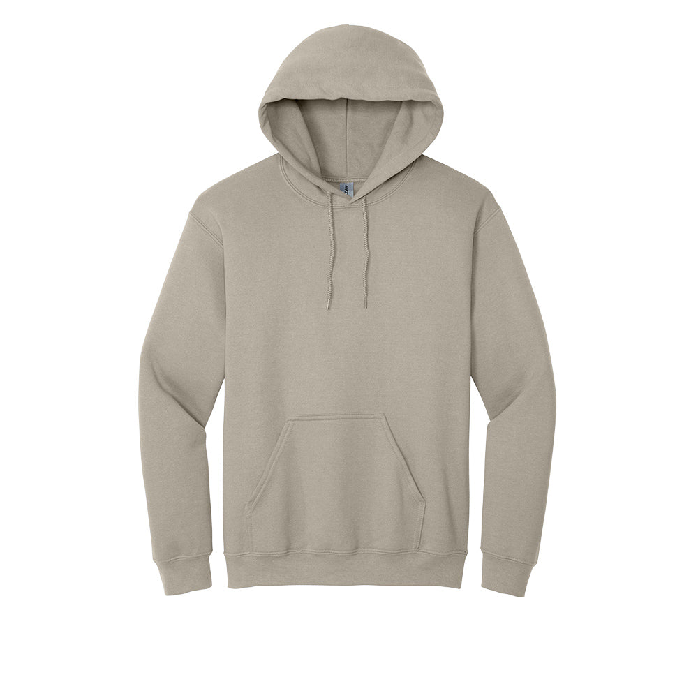 Gildan® - Heavy Blend™ Hooded Sweatshirt (Color: Black, Grey, Brown, White) 18500