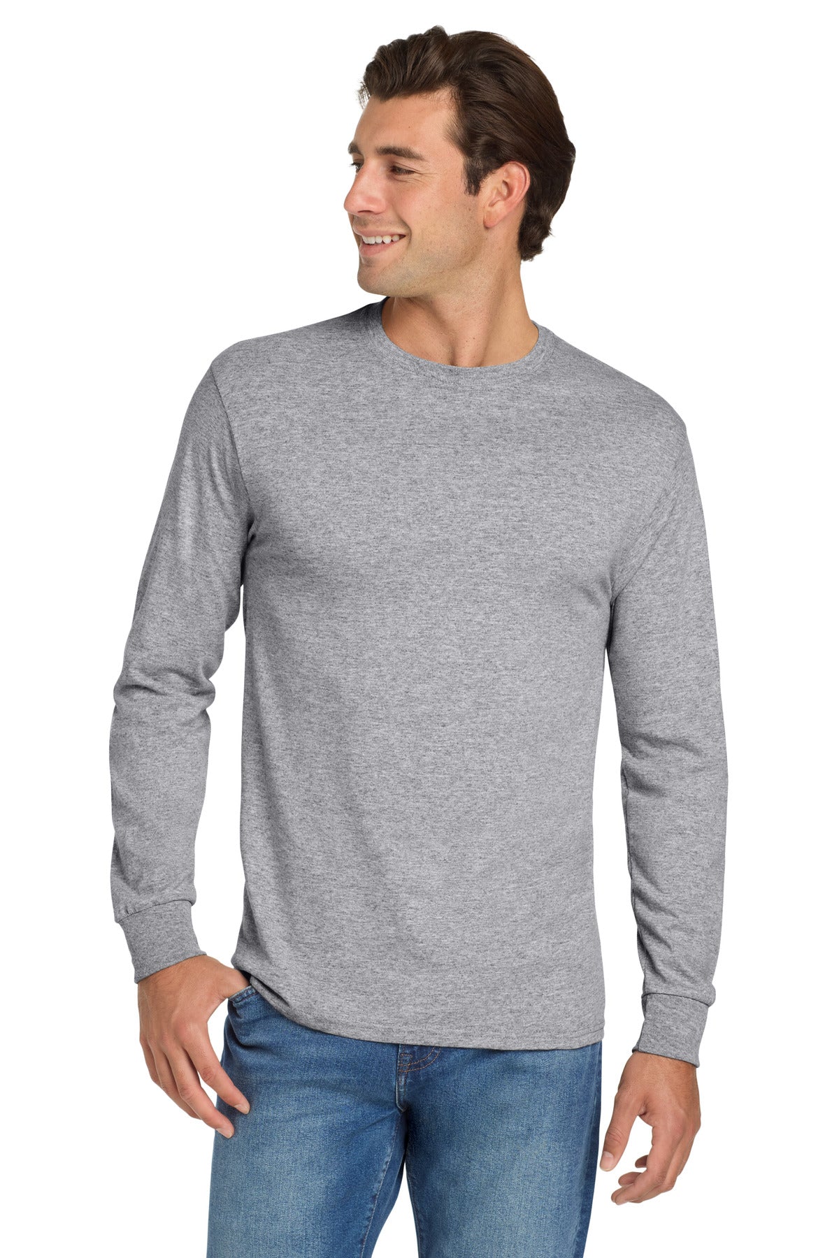 Jerzees - Dri-Power 50/50 Cotton/Poly Long Sleeve T-Shirt.  29LS