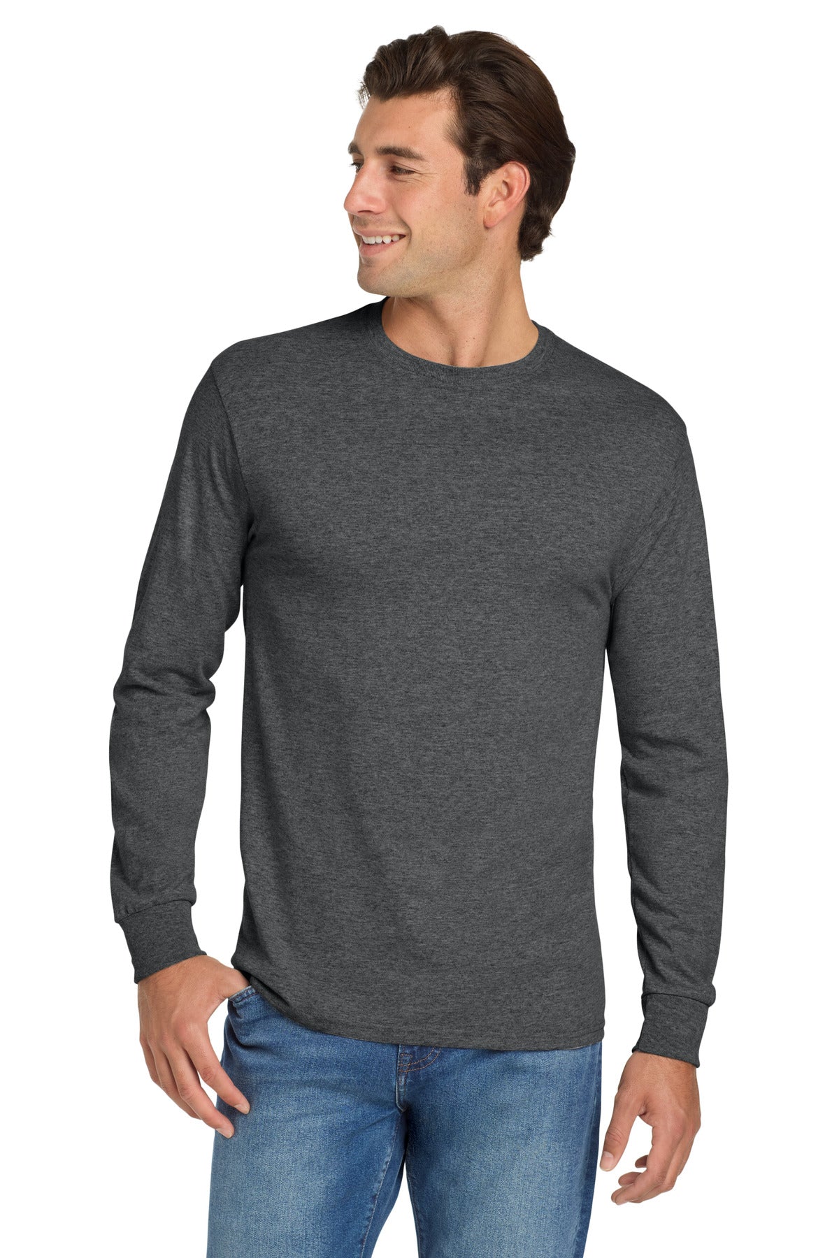 Jerzees - Dri-Power 50/50 Cotton/Poly Long Sleeve T-Shirt.  29LS