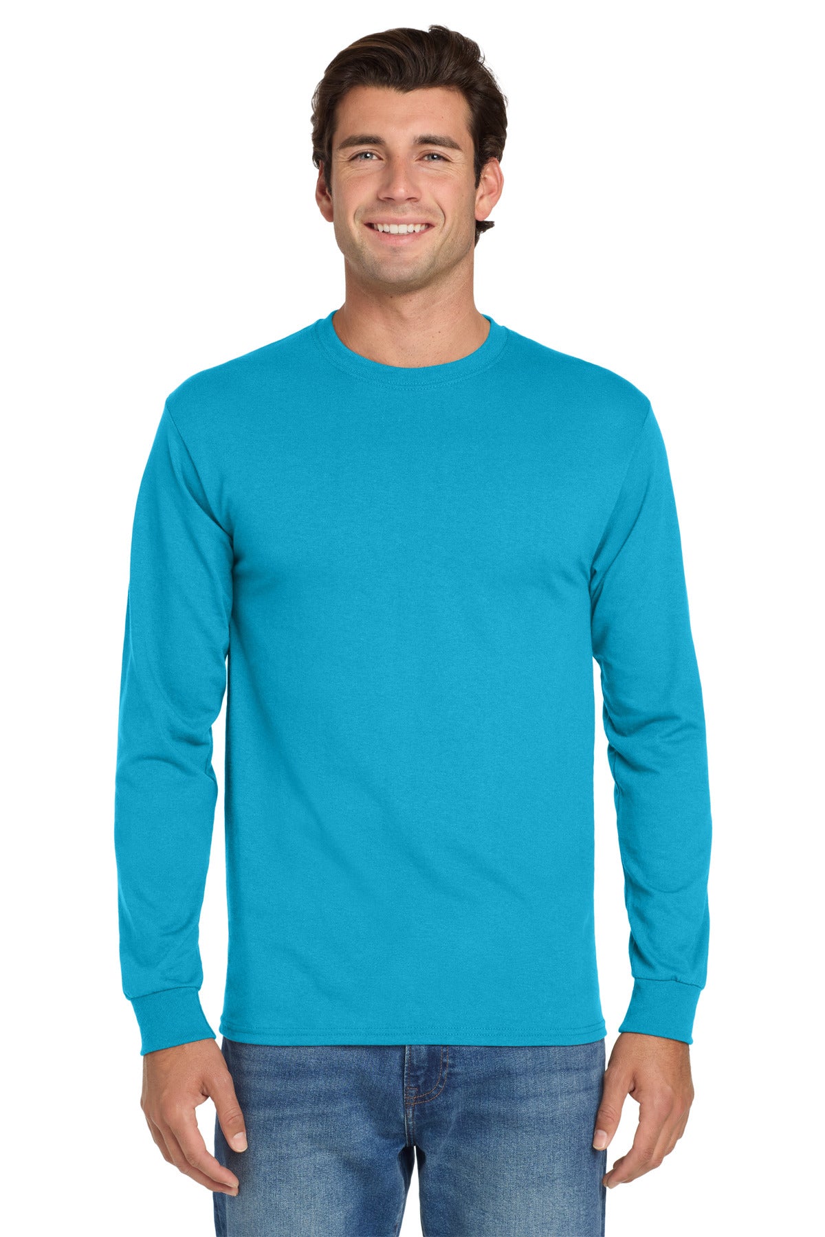 Jerzees - Dri-Power 50/50 Cotton/Poly Long Sleeve T-Shirt.  29LS