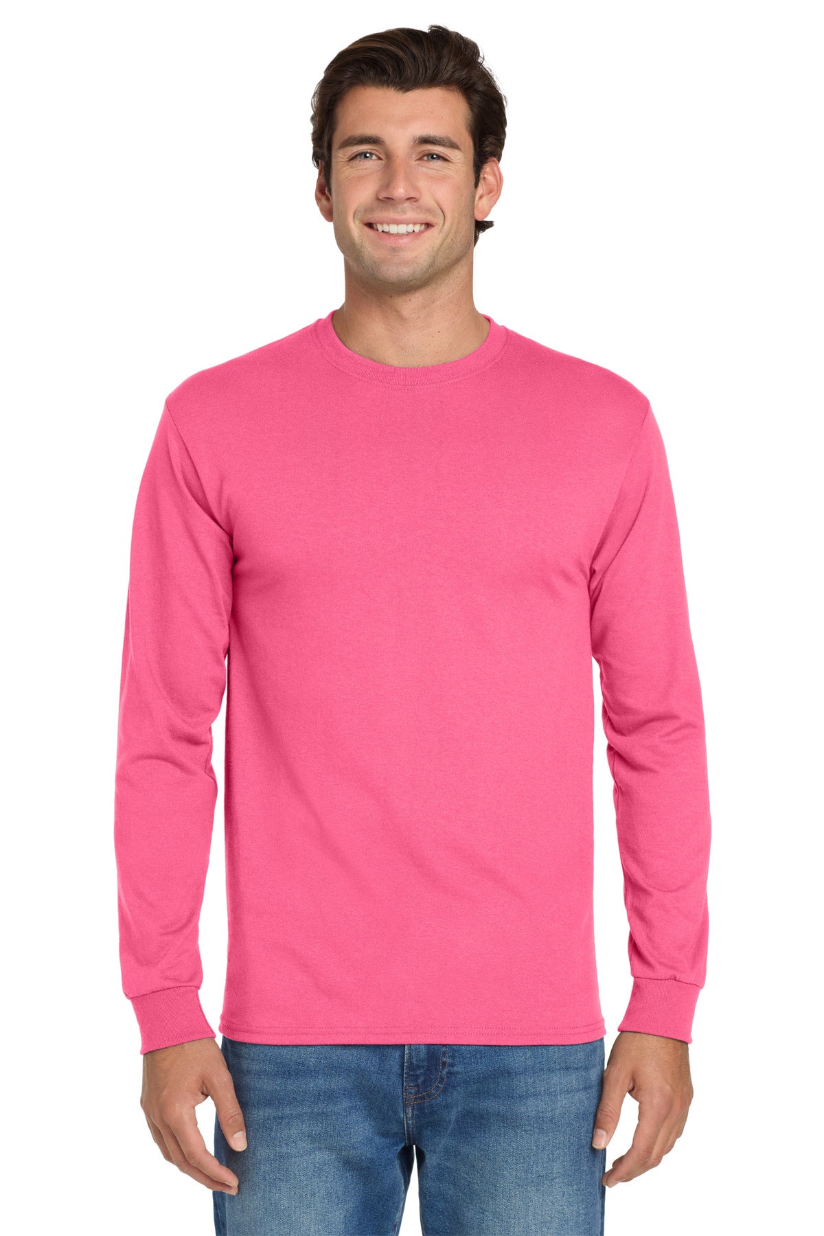 Jerzees - Dri-Power 50/50 Cotton/Poly Long Sleeve T-Shirt.  29LS