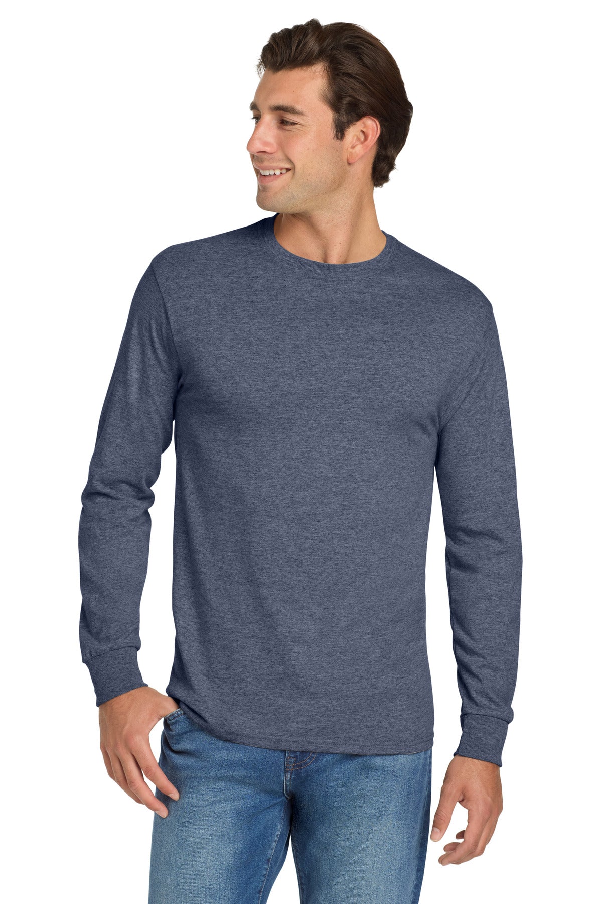 Jerzees - Dri-Power 50/50 Cotton/Poly Long Sleeve T-Shirt.  29LS