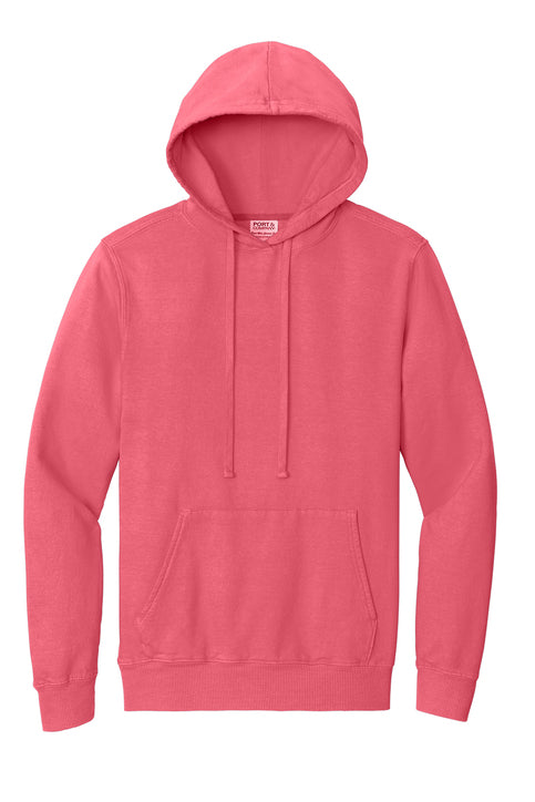 Port & Co™ Beach Wash® Garment-Dyed Pullover Hooded Sweatshirt PC098H