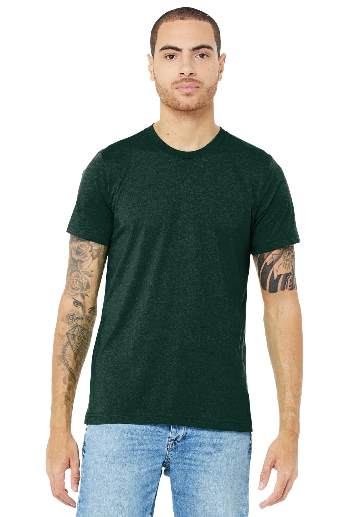 BELLA+CANVAS  Unisex Triblend Short Sleeve Tee. BC3413