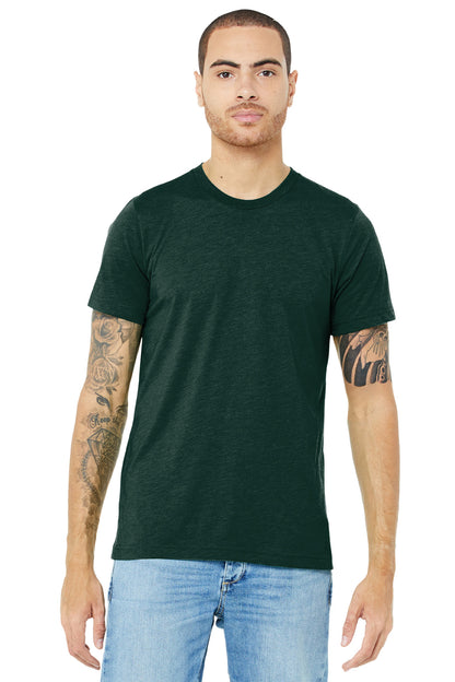 BELLA+CANVAS  Unisex Triblend Short Sleeve Tee. BC3413