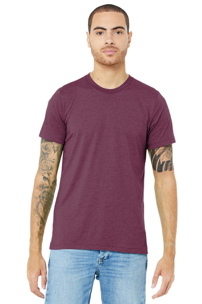 BELLA+CANVAS  Unisex Triblend Short Sleeve Tee. BC3413