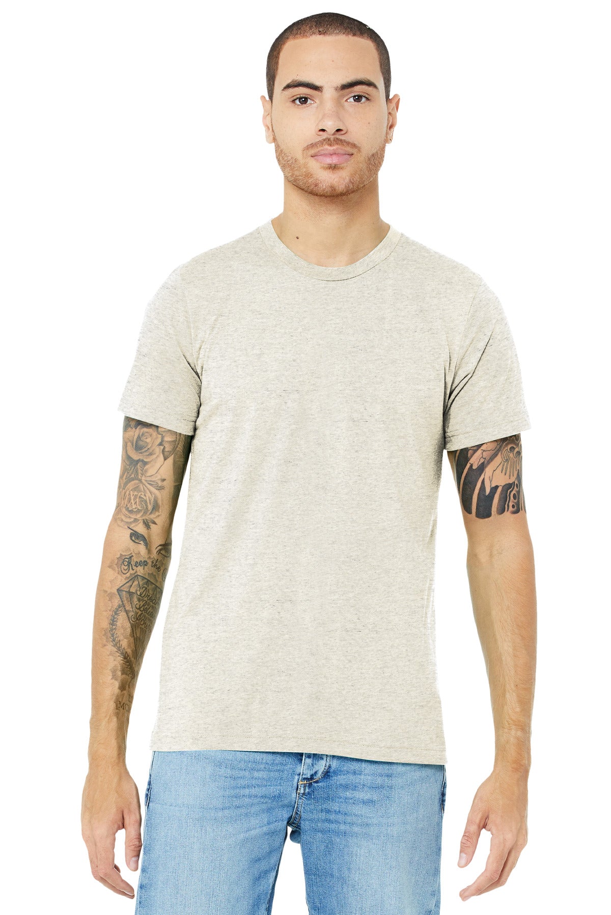 BELLA+CANVAS  Unisex Triblend Short Sleeve Tee. BC3413