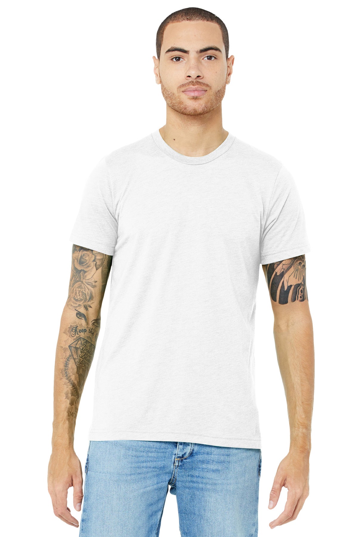BELLA+CANVAS  Unisex Triblend Short Sleeve Tee. BC3413