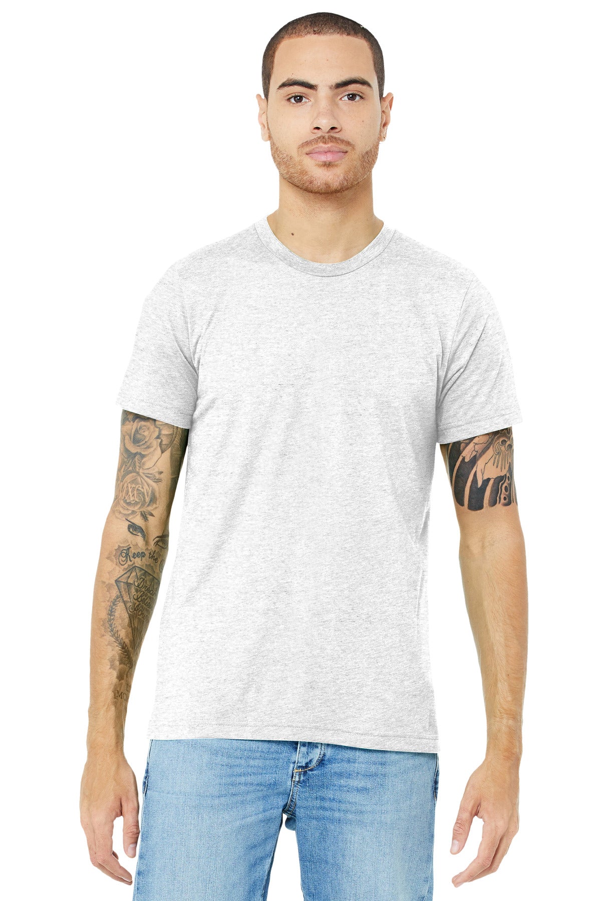 BELLA+CANVAS  Unisex Triblend Short Sleeve Tee. BC3413