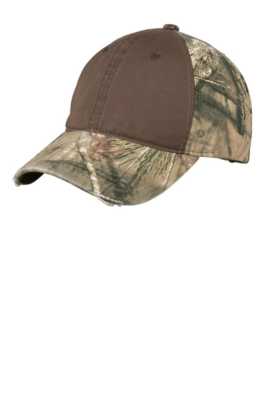 Port Authority Camo Cap with Contrast Front Panel. C807