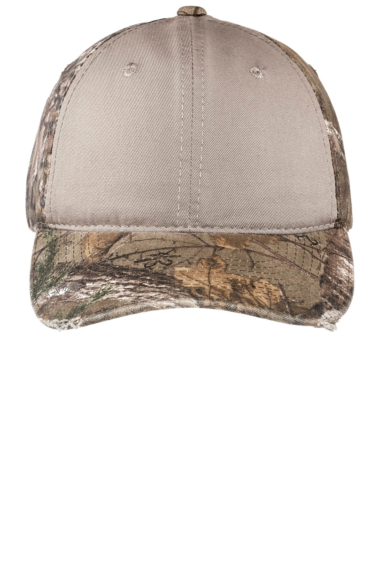 Port Authority Camo Cap with Contrast Front Panel. C807