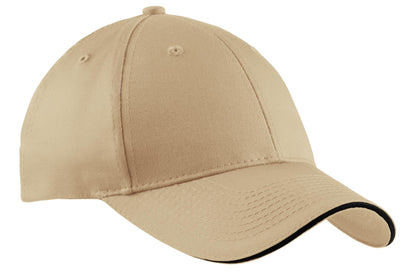 Port & Company Sandwich Bill Cap.  CP85