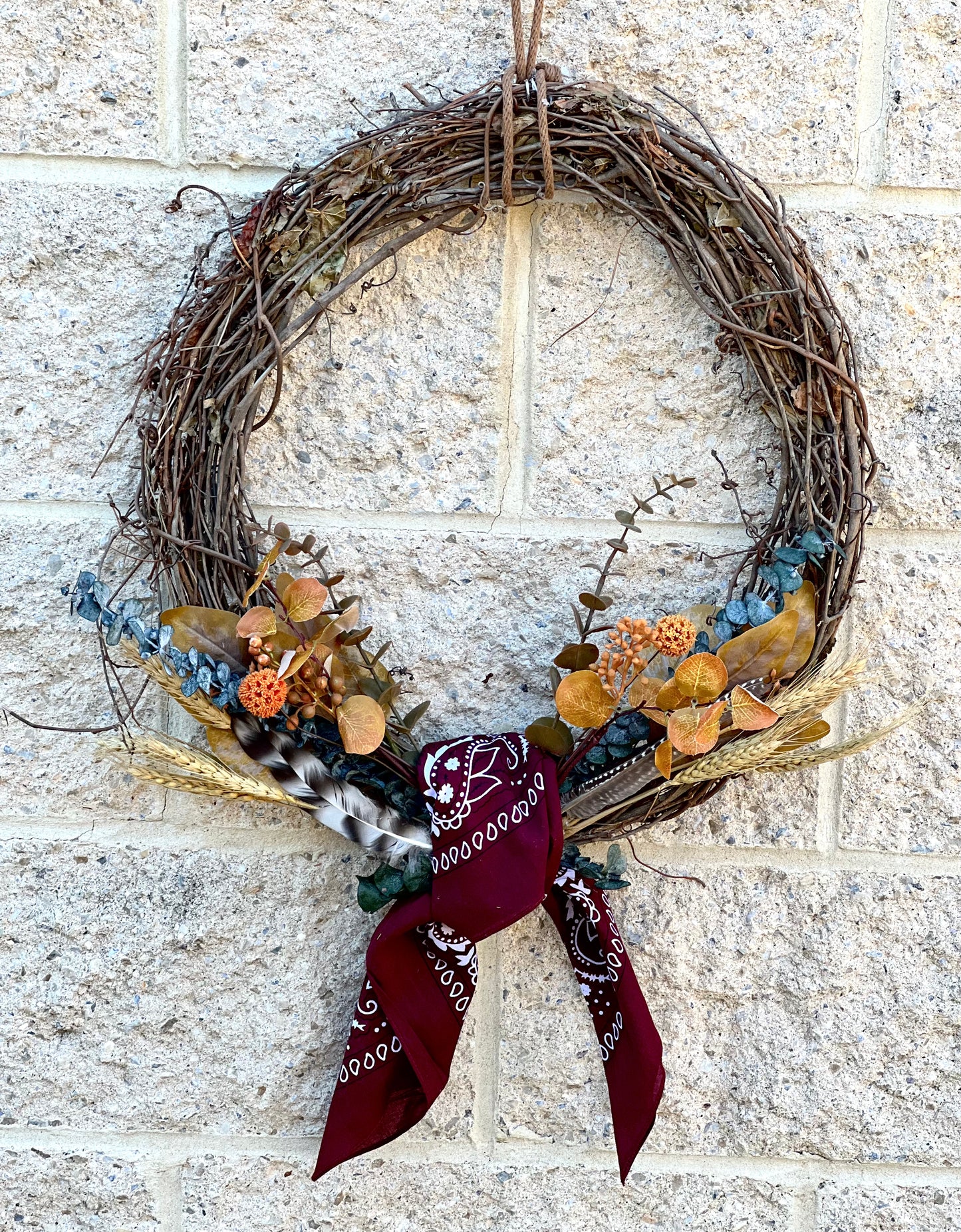 November Wreath of the Month - Premade Wreath or DIY Kit